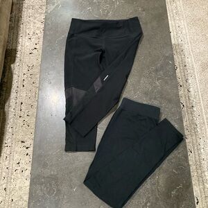 2 Pair Leggings 1 Mondetta 1 Mossimo Black